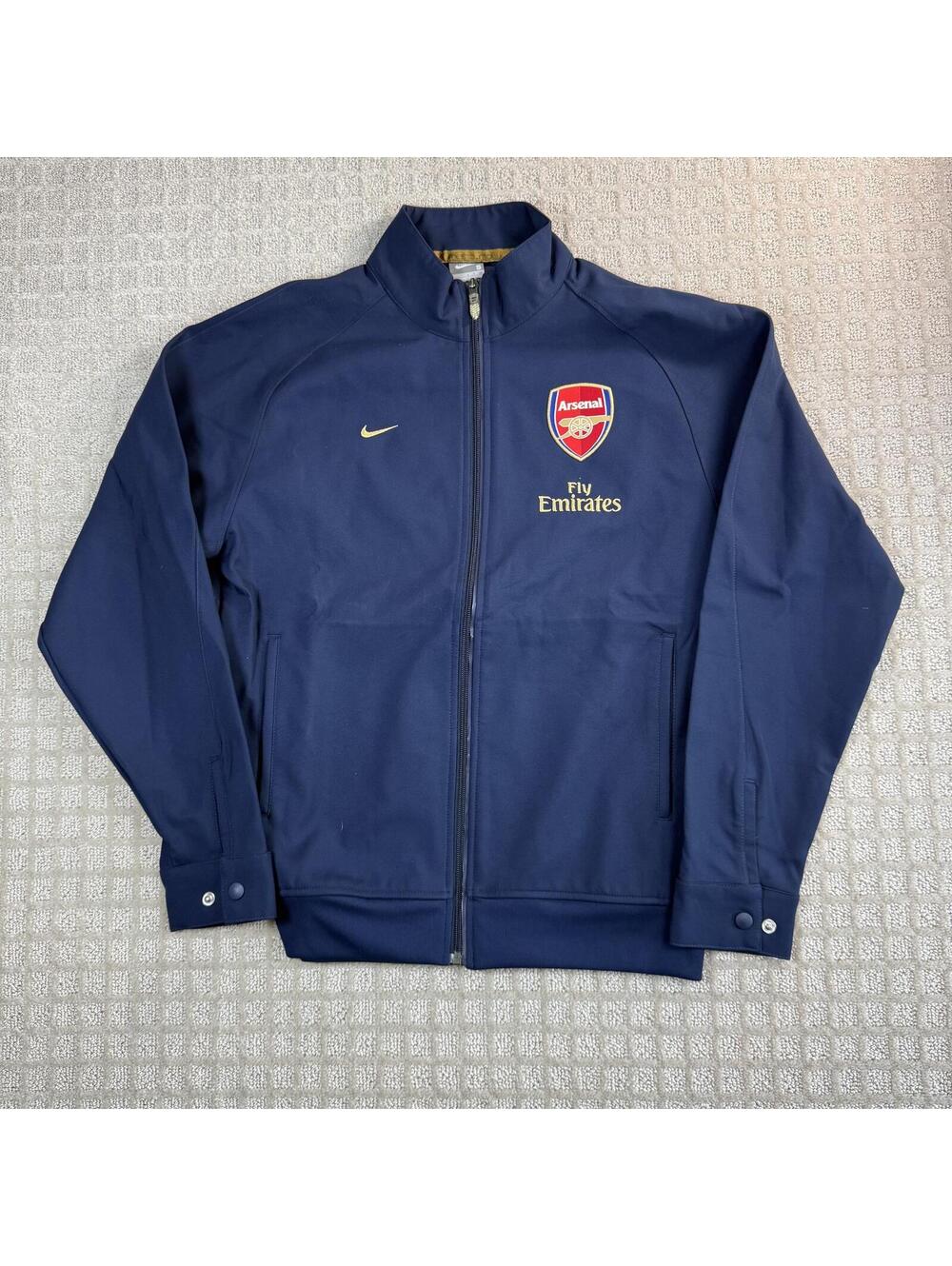 Nike Arsenal Track Jacket Navy Fly Emirates Small